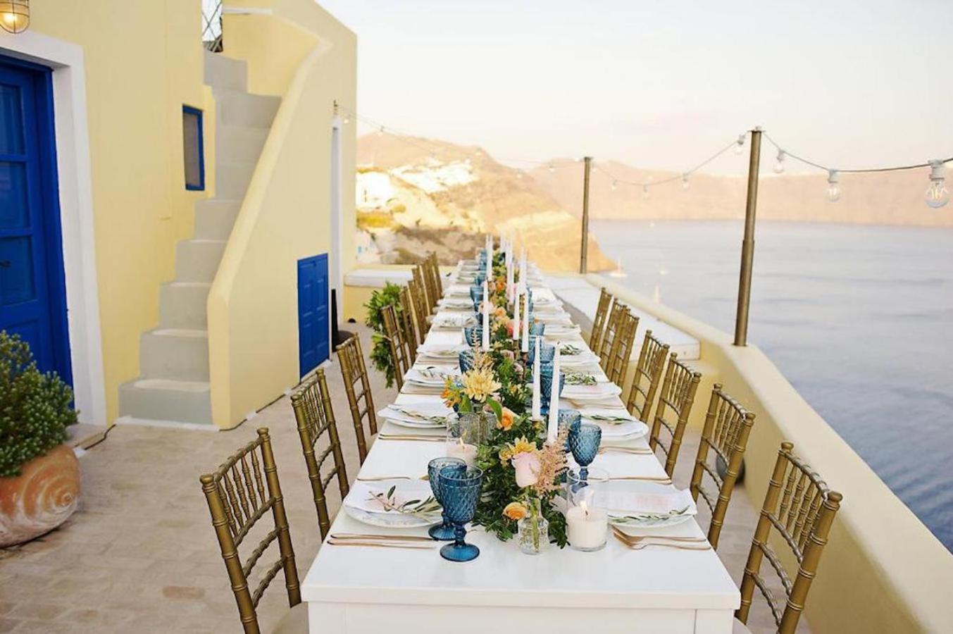 Ilivatos - Elegant Villa On The Caldera'S Edge Ия Экстерьер фото