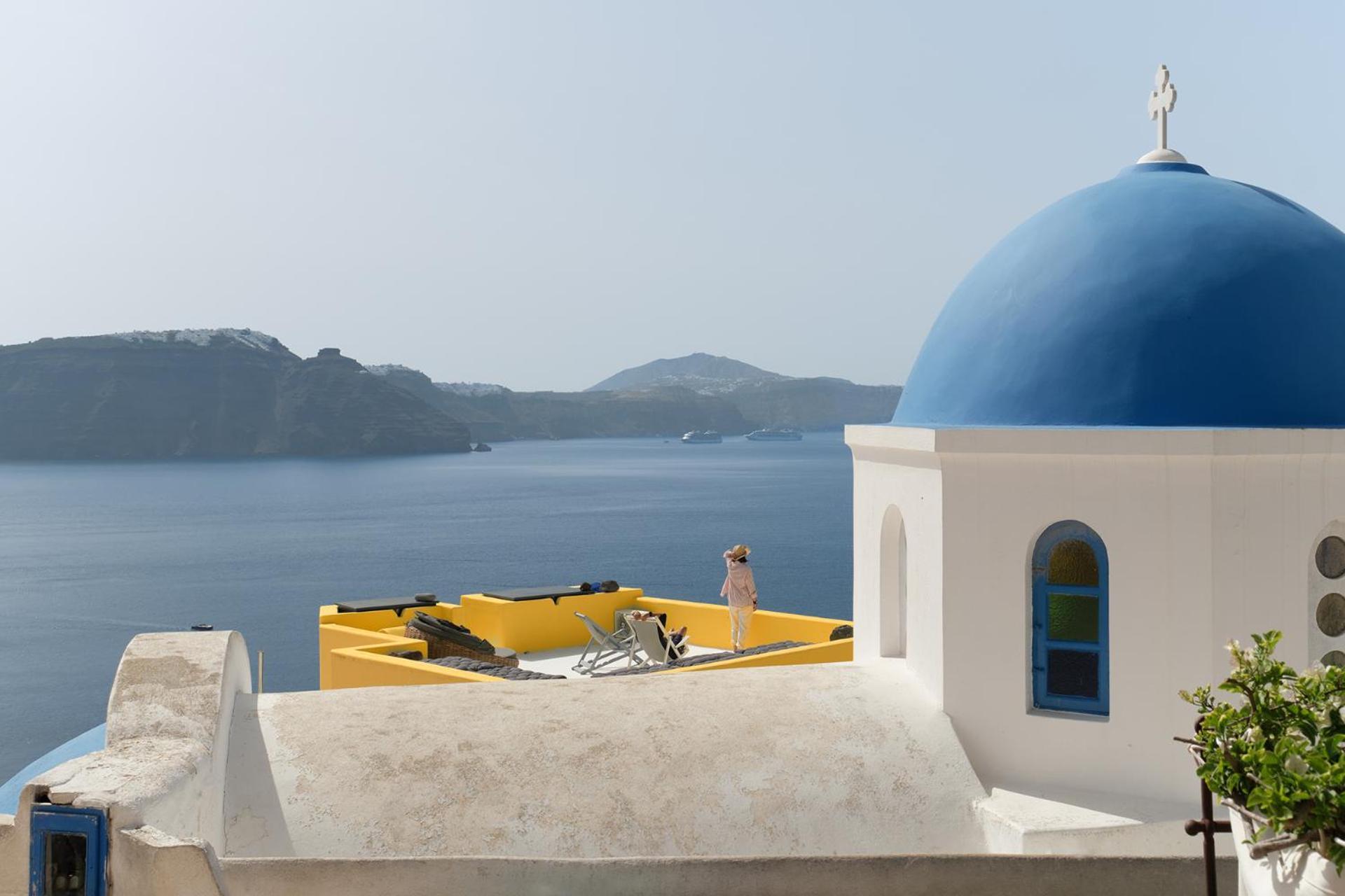 Ilivatos - Elegant Villa On The Caldera'S Edge Ия Экстерьер фото