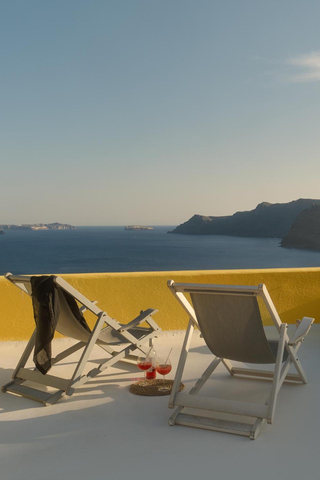Ilivatos - Elegant Villa On The Caldera'S Edge Ия Экстерьер фото