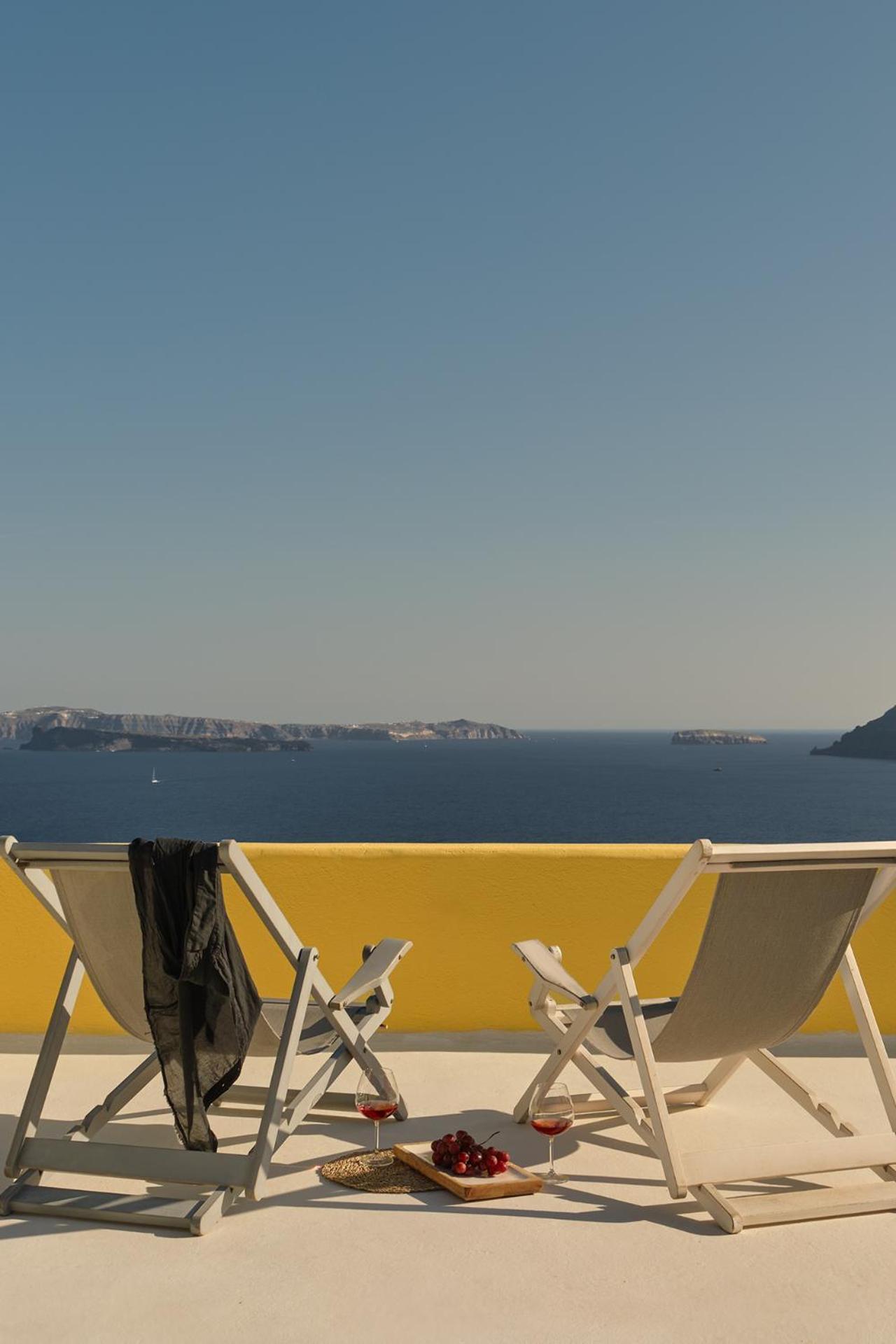 Ilivatos - Elegant Villa On The Caldera'S Edge Ия Экстерьер фото