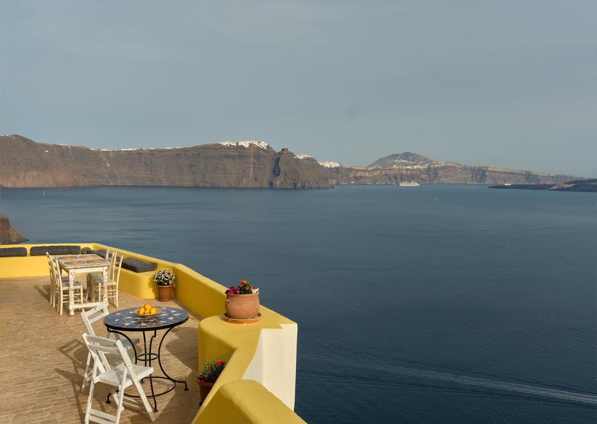 Ilivatos - Elegant Villa On The Caldera'S Edge Ия Экстерьер фото