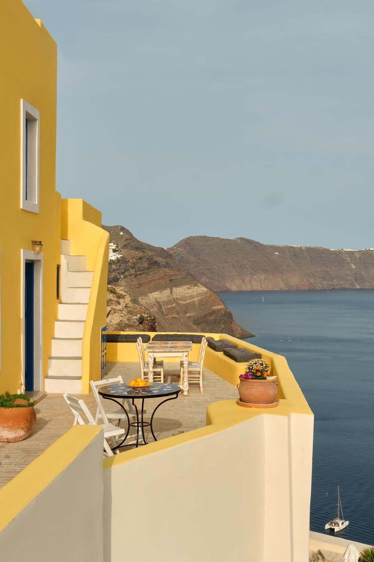Ilivatos - Elegant Villa On The Caldera'S Edge Ия Экстерьер фото