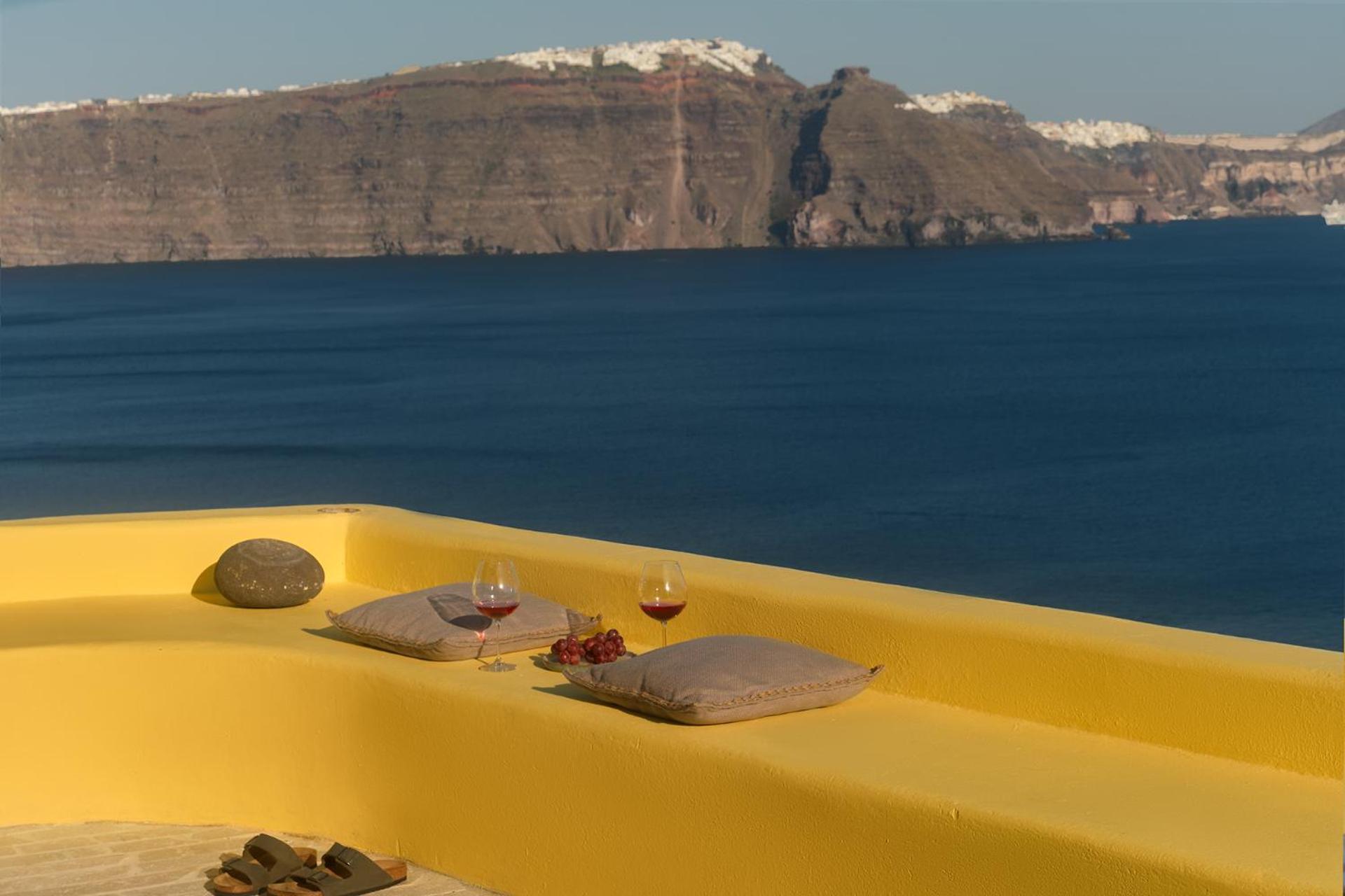 Ilivatos - Elegant Villa On The Caldera'S Edge Ия Экстерьер фото