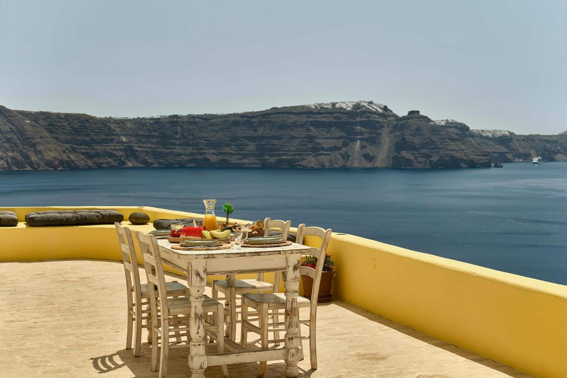 Ilivatos - Elegant Villa On The Caldera'S Edge Ия Экстерьер фото