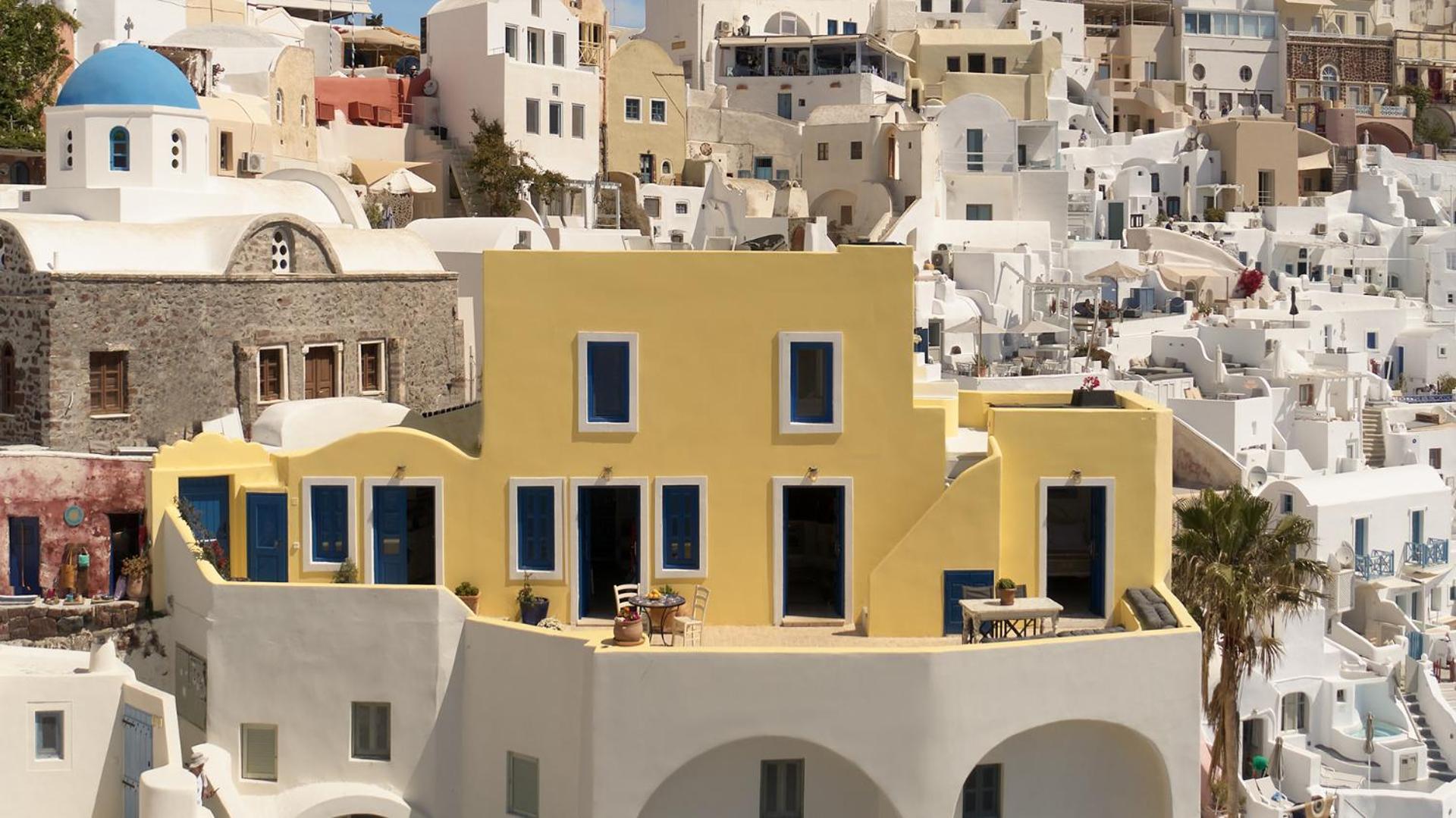Ilivatos - Elegant Villa On The Caldera'S Edge Ия Экстерьер фото